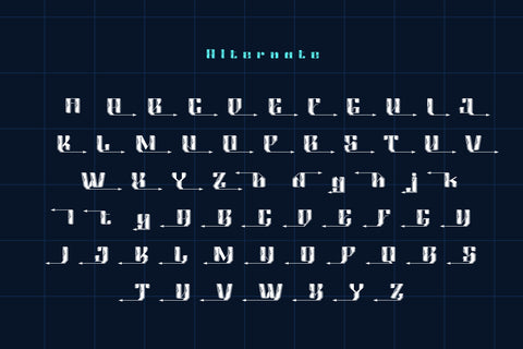 Selauk | Futuristic Font Font twinletter 