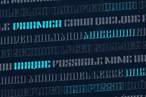 Selauk | Futuristic Font Font twinletter 