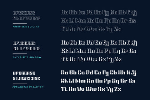 Selauk | Futuristic Font Font twinletter 