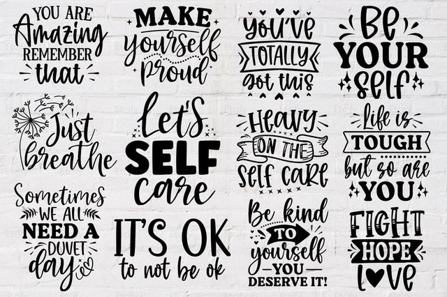 Self-Care SVG Cut Files Bundle SVG etcify 