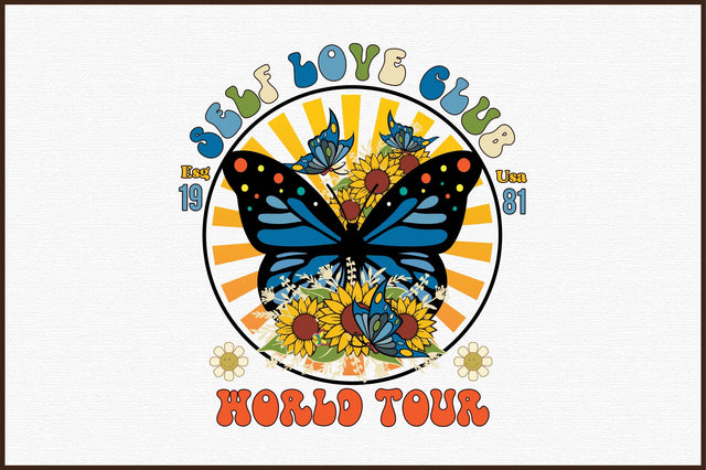 Self Love Club PNG Sublimation Sublimation designartist 