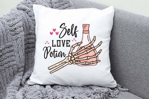 Self Love Potion Skeleton Hand PNG Sublimation Jagonath Roy 