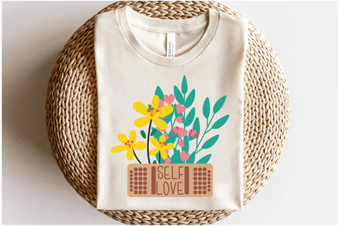 Self Love Retro Flower Sublimation Sublimation Jagonath Roy 