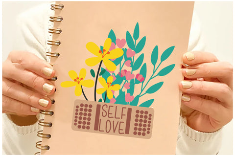 Self Love Retro Flower Sublimation Sublimation Jagonath Roy 