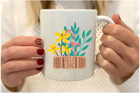 Self Love Retro Flower Sublimation Sublimation Jagonath Roy 