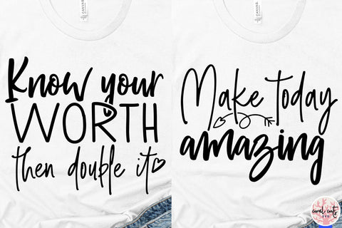 Self Love Sayings Bundle – EPS SVG DXF PNG SVG CoralCutsSVG 