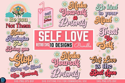 Self Love SVG Bundle SVG DESIGNISTIC 
