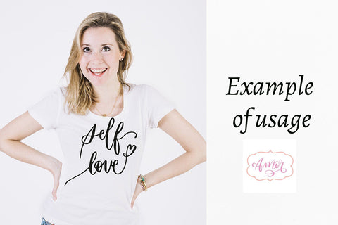 Self love SVG, mental health design SVG Amorclipart 