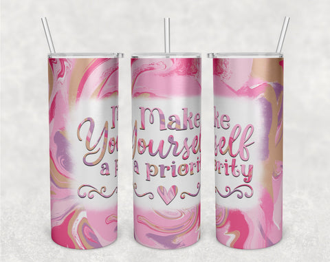 Self Love Tumbler Wraps Bundle, 20 Oz Skinny Tumbler Self Love Sublimation Designs, Self Love Tumbler Sublimation PNG, 10 Designs Sublimation HappyDesignStudio 