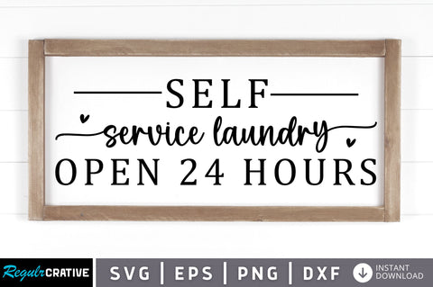 Self service laundry open 24 hours SVG SVG Regulrcrative 