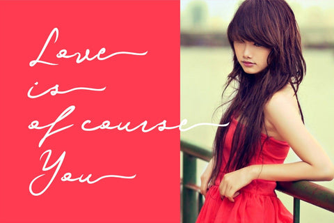 Selfie Font BonjourType 