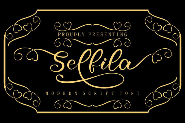 Selfila Beauty Script Font Skiiller_Std 