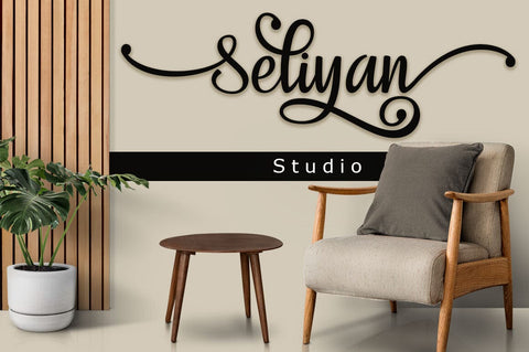 Selina Script Font muhammadzeky 