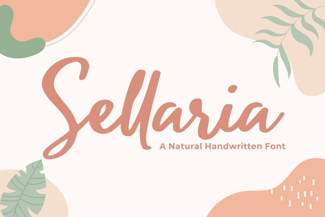 Sellaria – Handwritten Font Font Good Java 