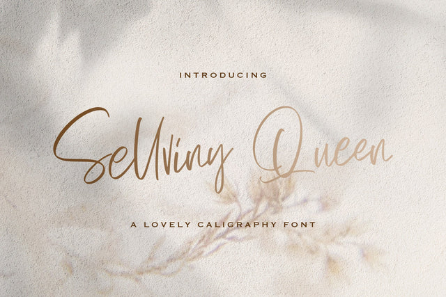 Sellviny Queen - Handwritten Font Font StringLabs 