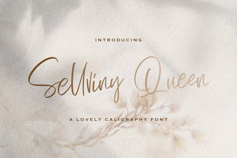 Sellviny Queen - Handwritten Font Font StringLabs 