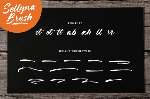 Sellyna Brush Font gatype 