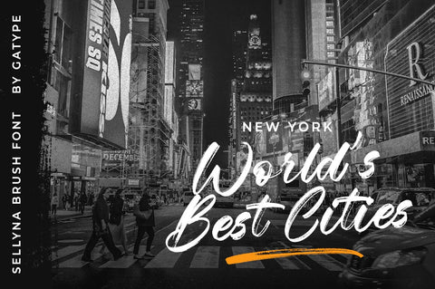 Sellyna Brush Font gatype 