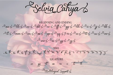 Selvia Cahya Font Prasetya Letter 