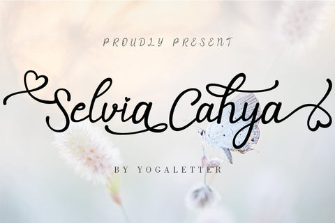 Selvia Cahya Font Prasetya Letter 