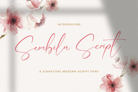 Sembilu Script - Handwritten Font Font StringLabs 