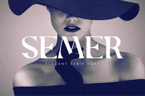 Semer - Serif Font Font Illushvara Design 