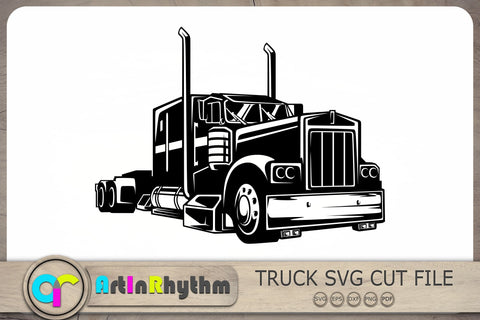 Semi Truck Trailer Svg, Truck Svg, Trucking Svg SVG Artinrhythm shop 