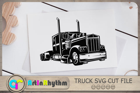 Semi Truck Trailer Svg, Truck Svg, Trucking Svg SVG Artinrhythm shop 