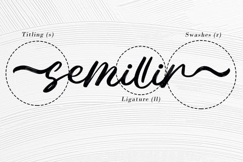 Semillir Font AEN Creative Store 