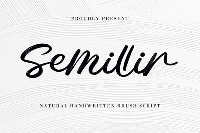 Semillir Font AEN Creative Store 