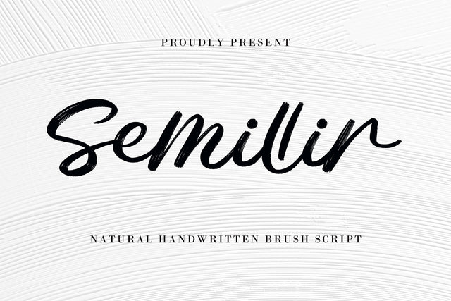 Semillir Font AEN Creative Store 