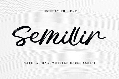 Semillir Font AEN Creative Store 