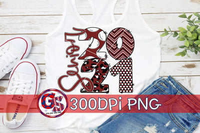 Senior 2021 Maroon Black White PNG for Sublimation Sublimation Greedy Stitches 