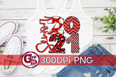 Senior 2021 Red Black White PNG for Sublimation Sublimation Greedy Stitches 
