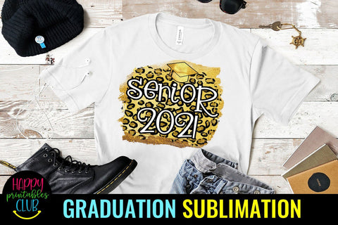 Senior 2021 Sublimation- Graduation Sublimation PNG Sublimation Happy Printables Club 