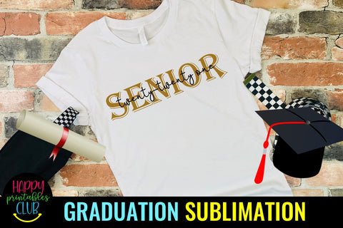 Senior 2021 Sublimation- Graduation Sublimation PNG Sublimation Happy Printables Club 