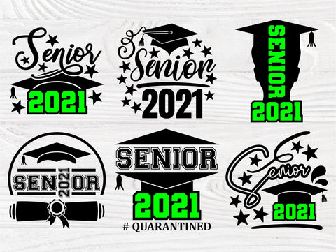 Senior 2021 SVG Bundle, Graduation Svg, Shirts Svg SVG TonisArtStudio 