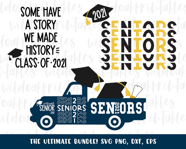 Senior 2021 SVG, Class of 2021 Svg, Graduation Svg, Graduation Cap Svg, Seniors 21 svg, svgs for cricut, SVG WildOakSVG 