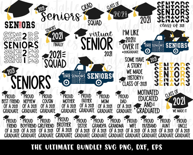 Senior 2021 SVG, Class of 2021 Svg, Graduation Svg, Graduation Cap Svg, Seniors 21 svg, svgs for cricut, SVG WildOakSVG 