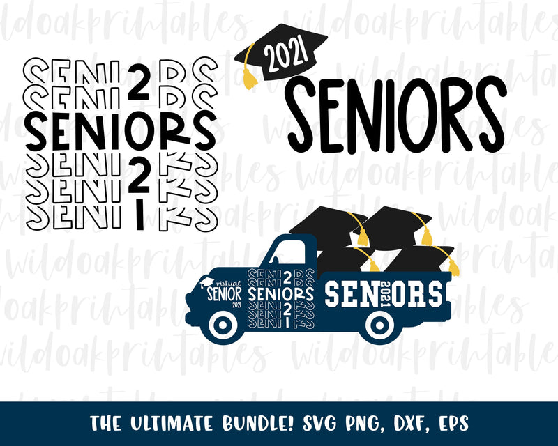 Senior 2021 SVG, Class of 2021 Svg, Graduation Svg, Graduation Cap Svg, Seniors 21 svg, svgs for cricut, SVG WildOakSVG 