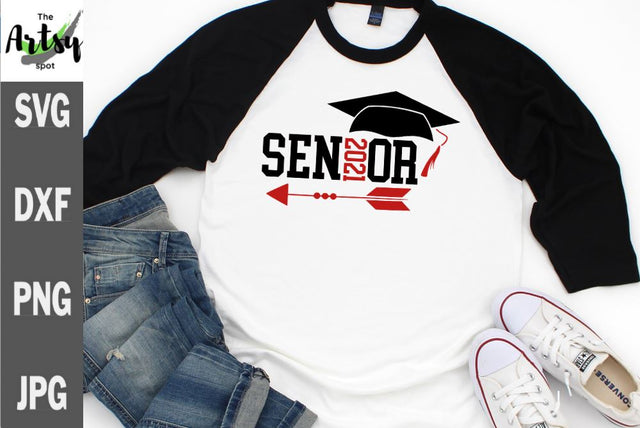 Senior 2021 svg - Graduation svg - graduation shirt svg dxf SVG The Artsy Spot 