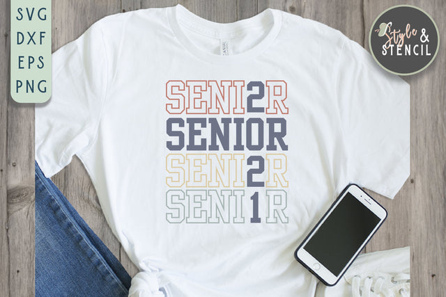 Senior 2021 SVG | Senior | School | Graduate SVG Style and Stencil 