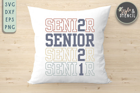 Senior 2021 SVG | Senior | School | Graduate SVG Style and Stencil 