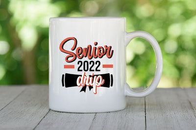 Senior 2022 Drip Sublimation Design Sublimation SVGista 
