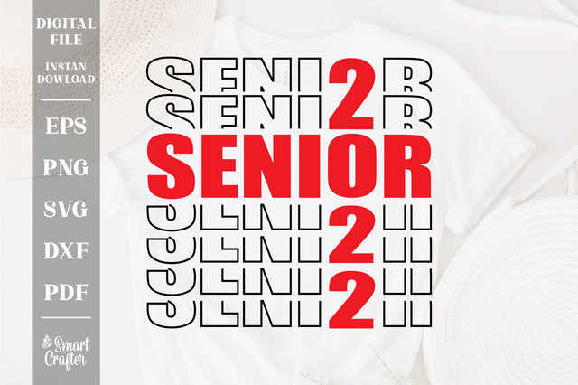 senior 2022 layered svg, Senior 2022 Svg, Class of 2022 svg, Graduation 2022 svg, High School Shirt svg SVG Fauz 