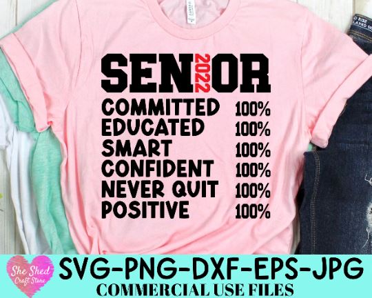 Senior 2022 Nutrition Facts SVG, Class Of 2022 Svg, Graduation Svg SVG She Shed Craft Store 