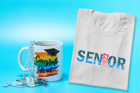 Senior 2022 Sublimation Design I Graduation 2022 Sublimation Sublimation Happy Printables Club 