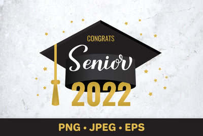 Senior 2022 Sublimation. Graduation cap. Class of 2022 Sublimation LaBelezoka 