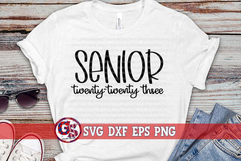 Senior 2023 Bundle SVG DXF EPS PNG SVG Greedy Stitches 