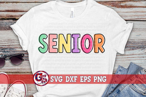 Senior 2023 Bundle SVG DXF EPS PNG SVG Greedy Stitches 